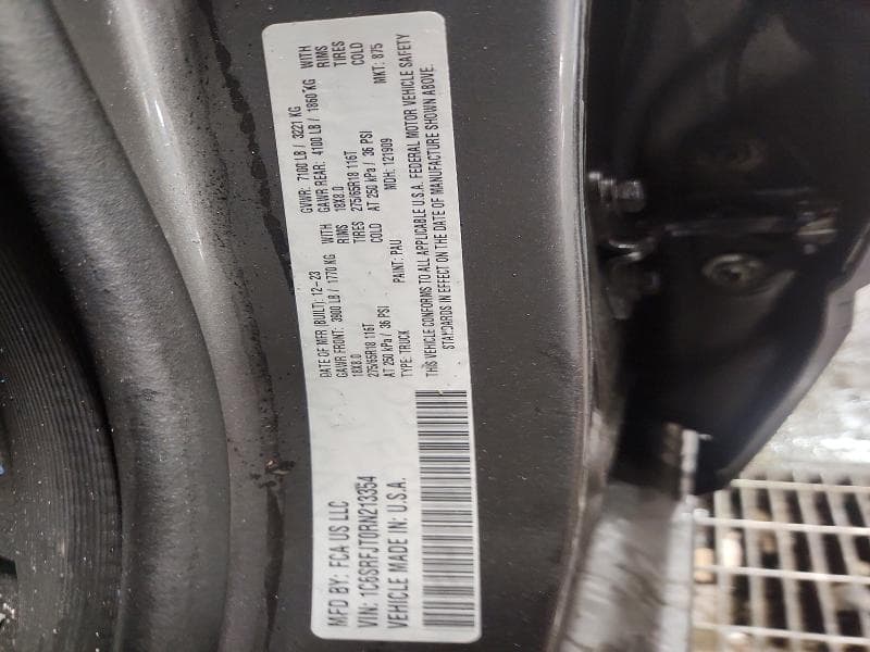 2024 RAM 1500 LARAMIE LARAMIE 12