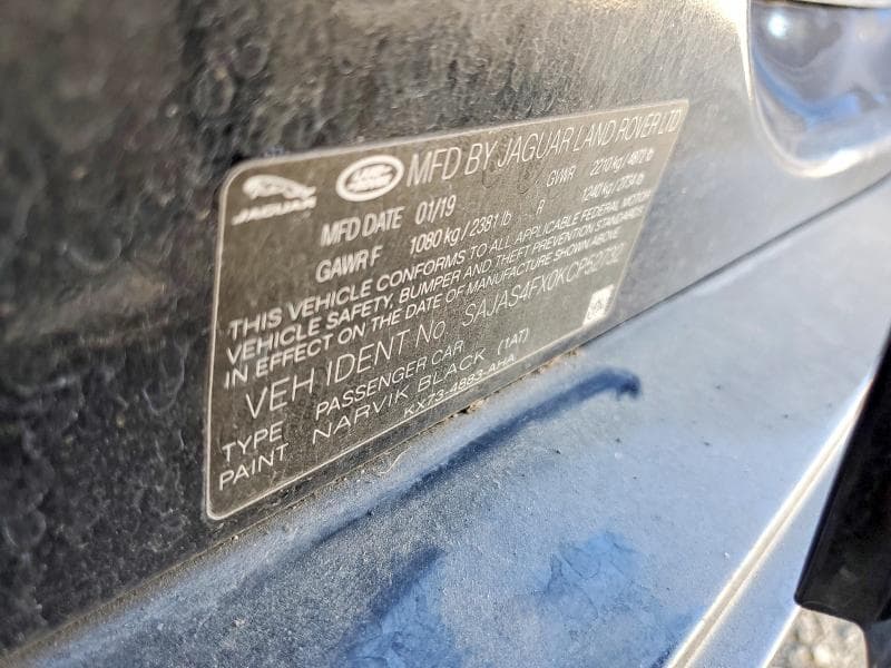 2019 JAGUAR XE AWD 4C 25T 13