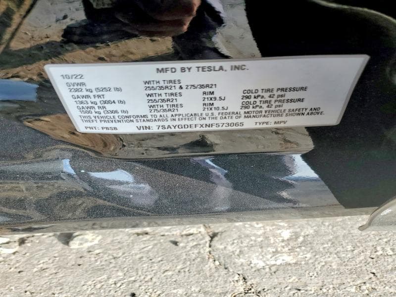 2022 TESLA MODEL Y 13