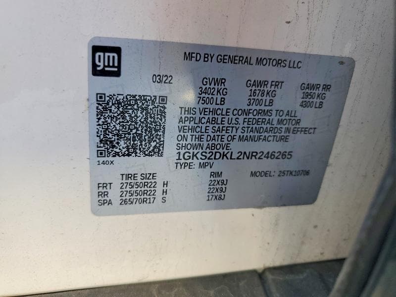 2022 GMC YUKON 14