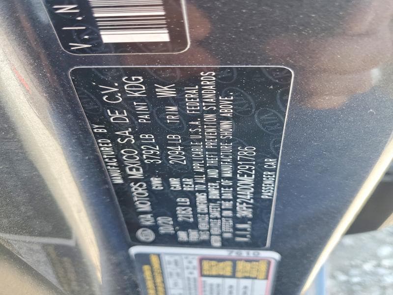 2021 KIA FORTE LXS LXS 12