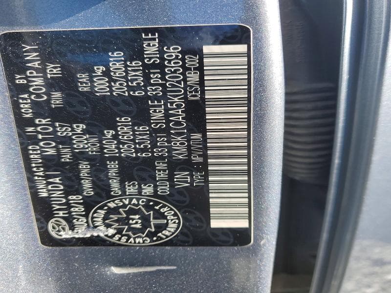 2019 HYUNDAI KONA SE SE 14