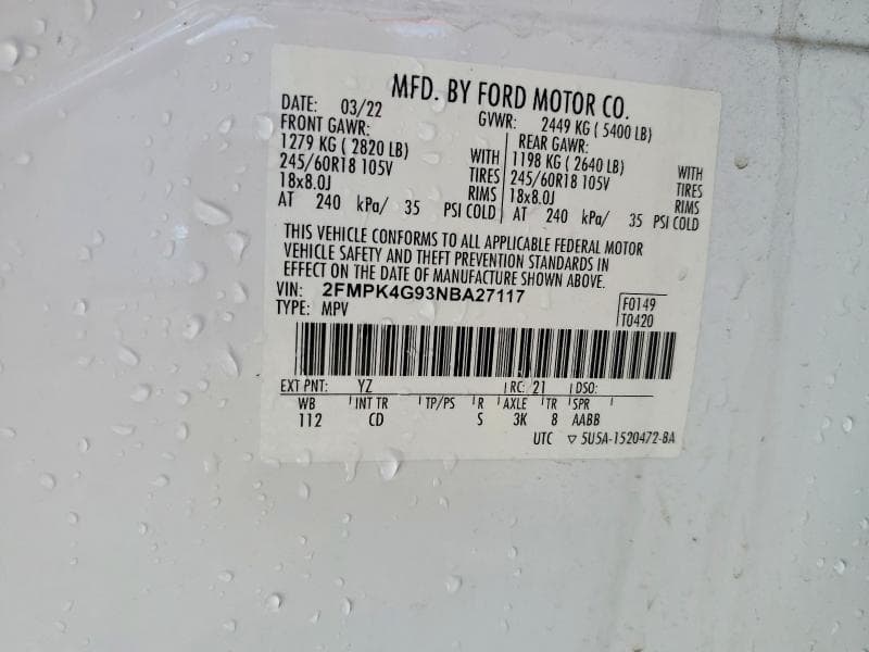 2022 FORD EDGE SE SE 13
