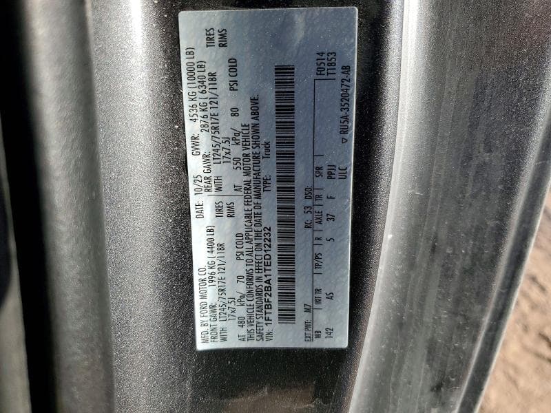 2026 FORD F250 SUPER DUTY 12
