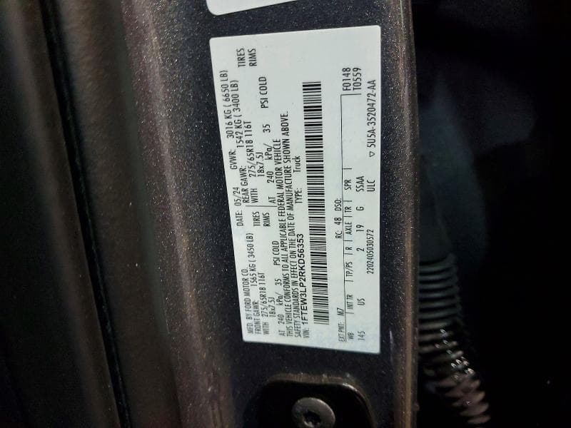 2024 FORD F150 XLT 12