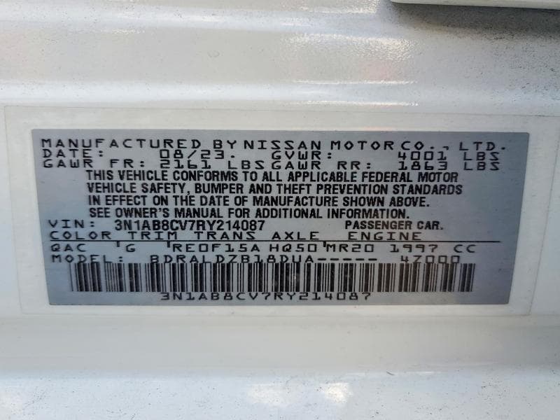 2024 NISSAN SENTRA SV 12