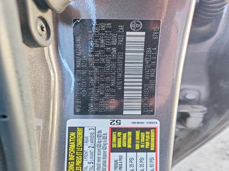 2024 TOYOTA CAMRY SE SE 12