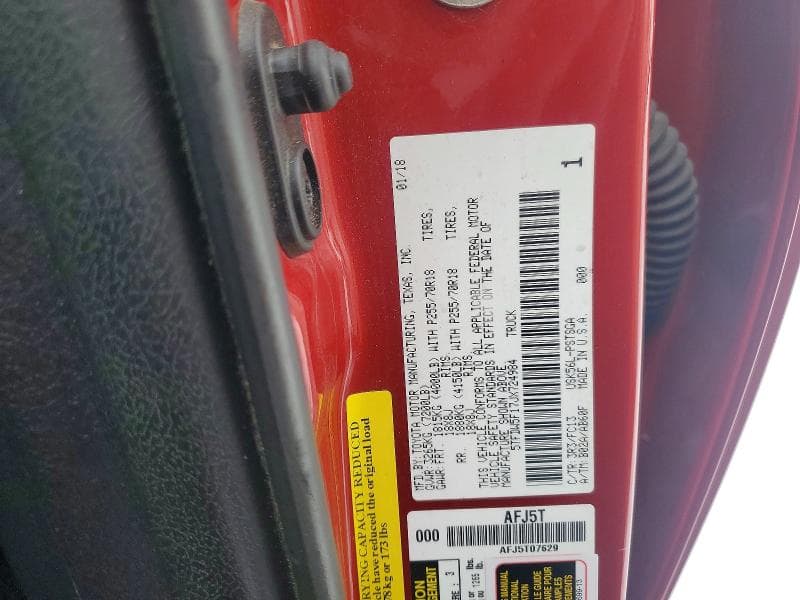 2018 TOYOTA TUNDRA SR5 SR5 13