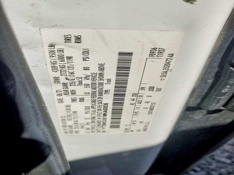 2021 FORD TRANSIT T-350 DELIVERY VAN T-350 14