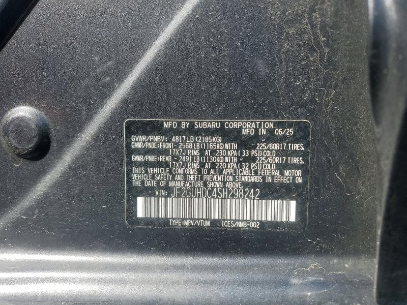 2025 SUBARU CROSSTREK PREMIUM PREMIUM 12
