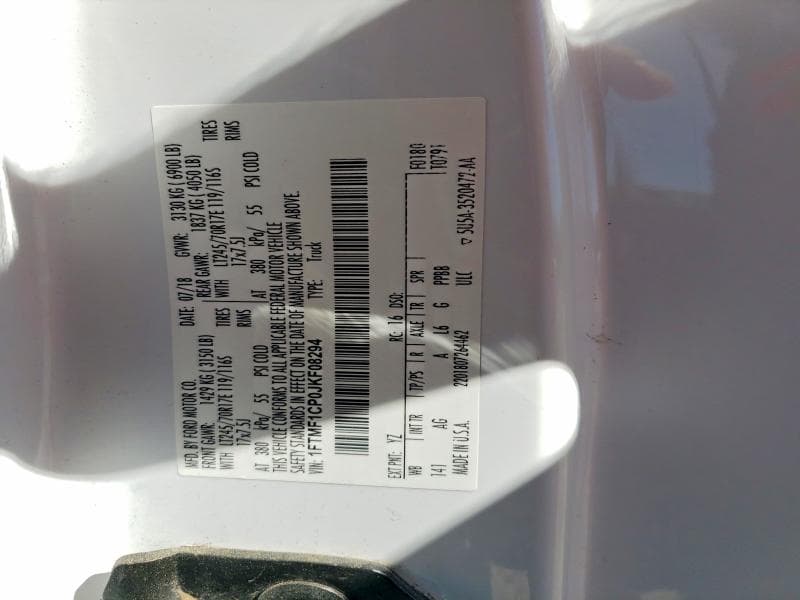 2018 FORD F150 12