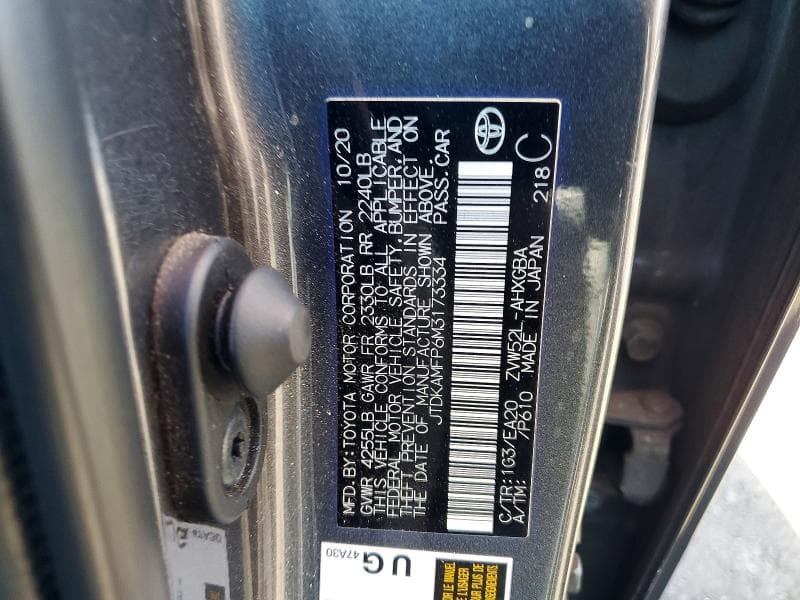 2021 TOYOTA PRIUS PRIME XLE 13