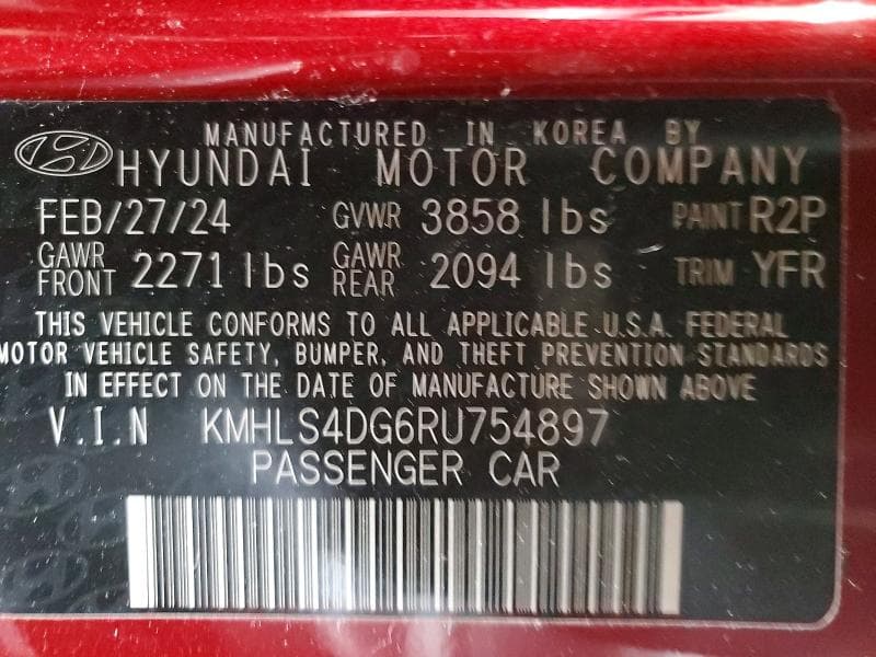 2024 HYUNDAI ELANTRA SEL SEL 12