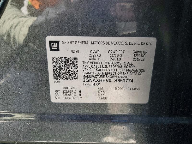 2020 CHEVROLET EQUINOX LS 13