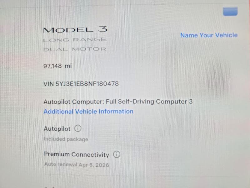 2022 TESLA MODEL 3 9