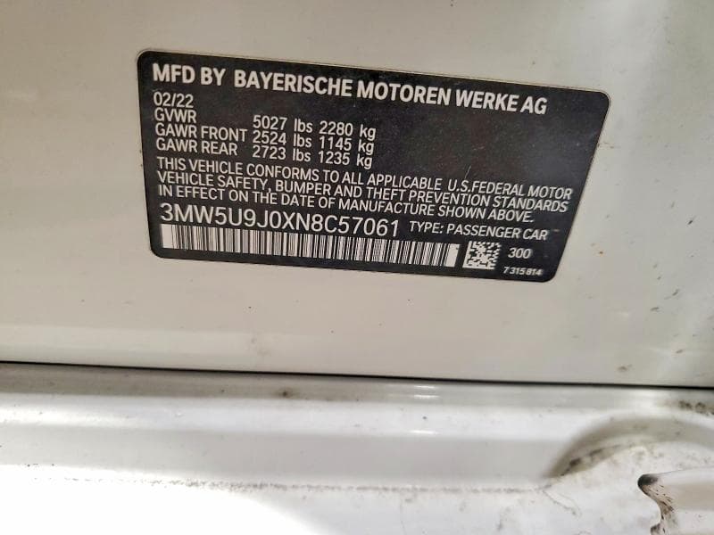 2022 BMW M340XI 13