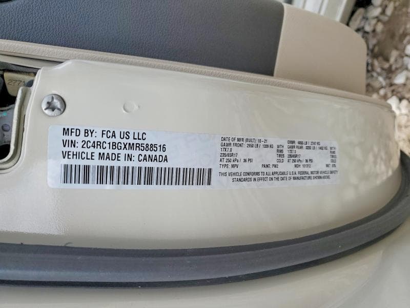 2021 CHRYSLER PACIFICA TOURING L 13