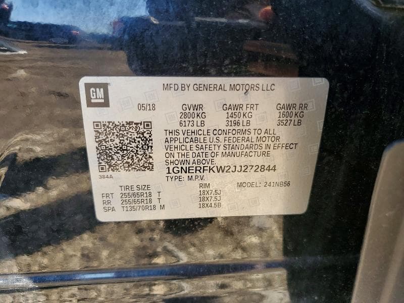 2018 CHEVROLET TRAVERSE LS 12