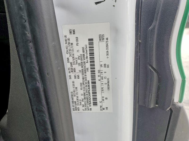 2023 FORD TRANSIT T-350 T-350 12