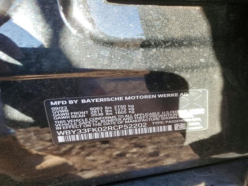 2024 BMW I5 EDRIVE 40 12