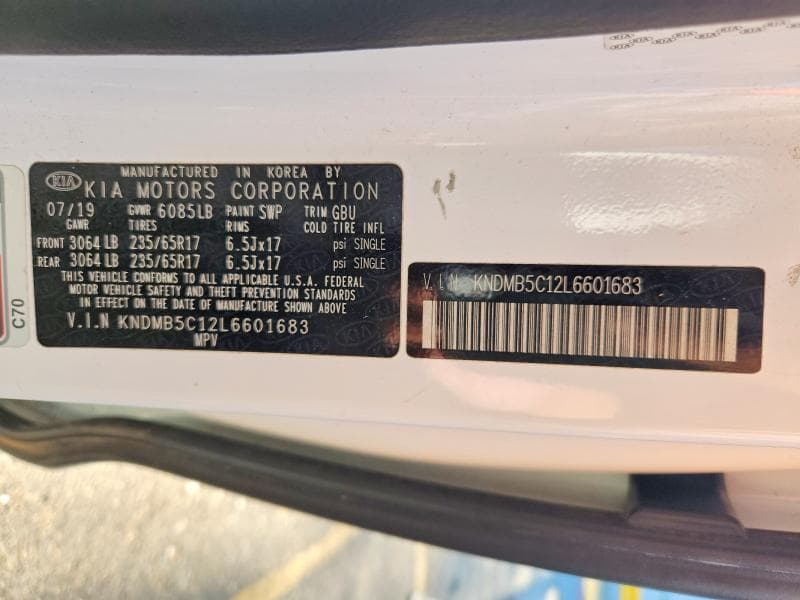 2020 KIA SEDONA LX 14