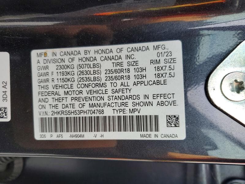 2023 HONDA CR-V SPORT 13