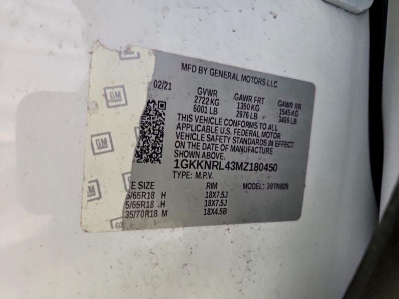 2021 GMC ACADIA SLE 13