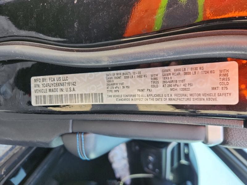 2022 JEEP GRAND CHEROKEE TRAILHAWK 4XE 14