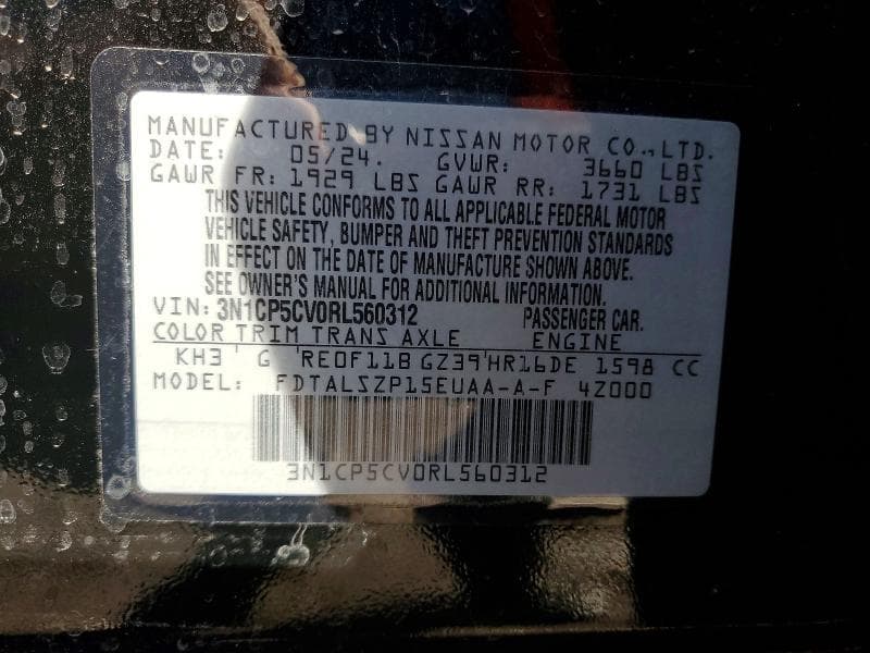 2024 NISSAN KICKS SV 13