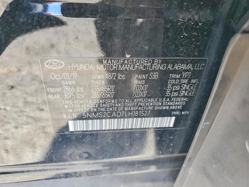 2020 HYUNDAI SANTA FE SE SE 13