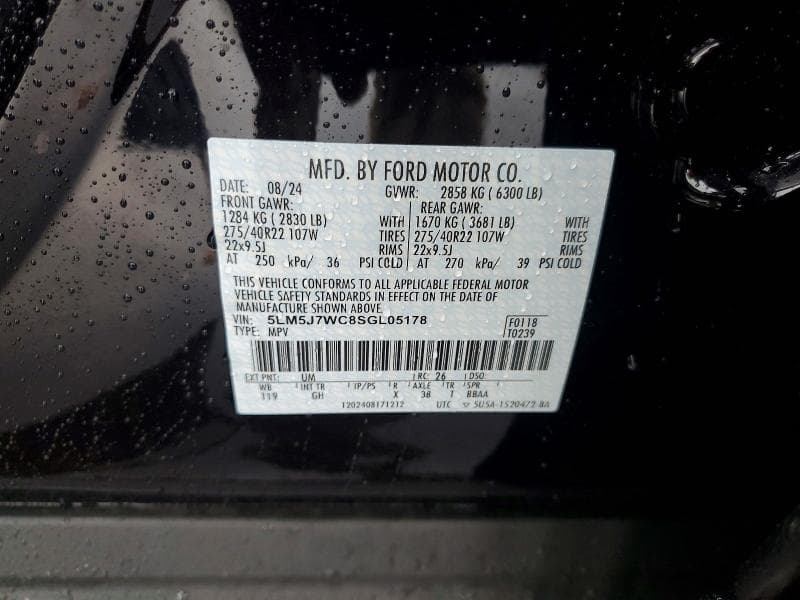 2025 LINCOLN AVIATOR RESERVE RESERVE 13