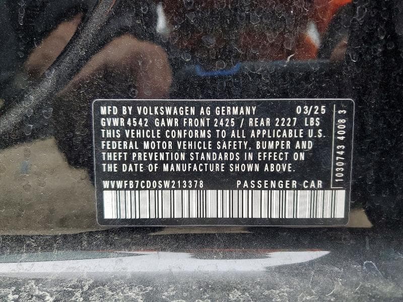 2025 VOLKSWAGEN GOLF R BLACK EDITION BLACK EDITION 13