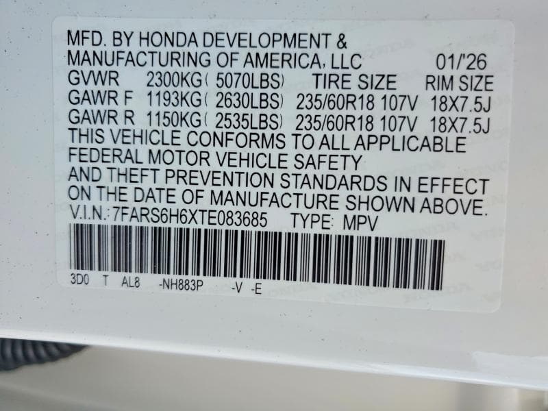 2026 HONDA CR-V TRAILSPORT 14