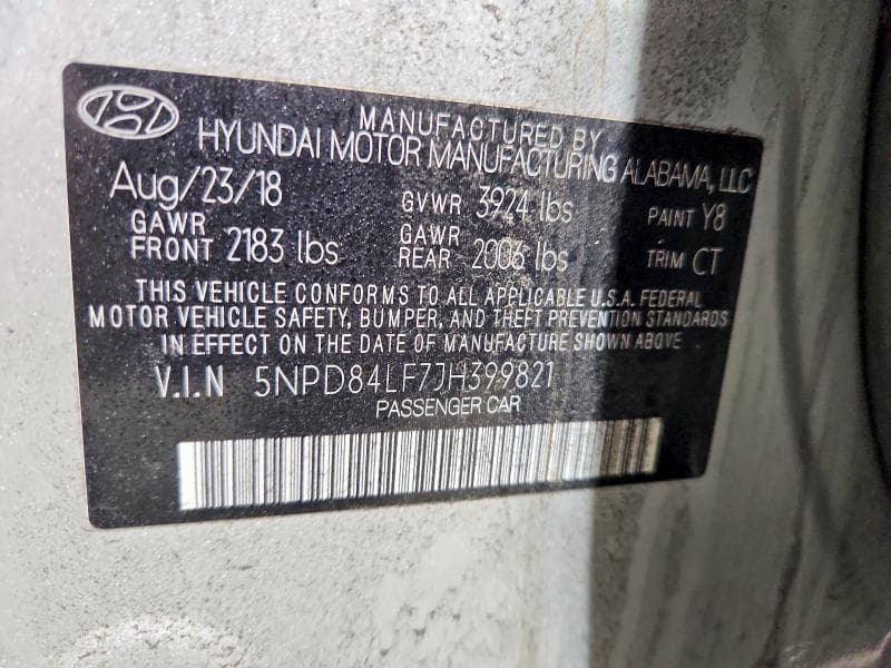 2018 HYUNDAI ELANTRA VALUE EDITION VALUE EDITION 13