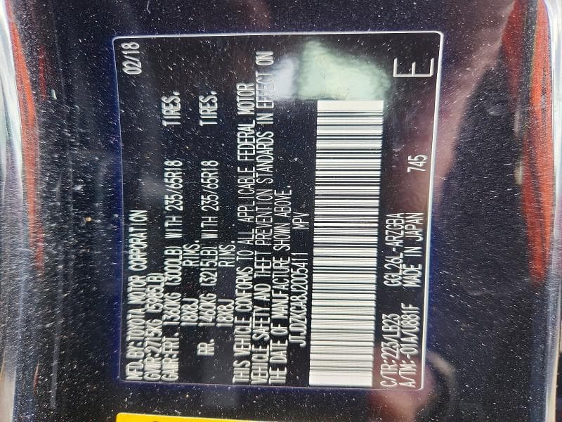2018 LEXUS RX 350L BASE 13