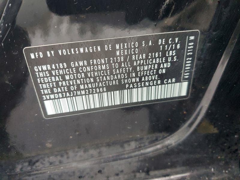 2017 VOLKSWAGEN JETTA SE SE 13