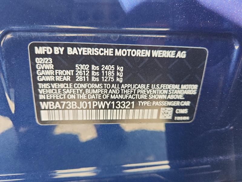 2023 BMW 540 XI 12