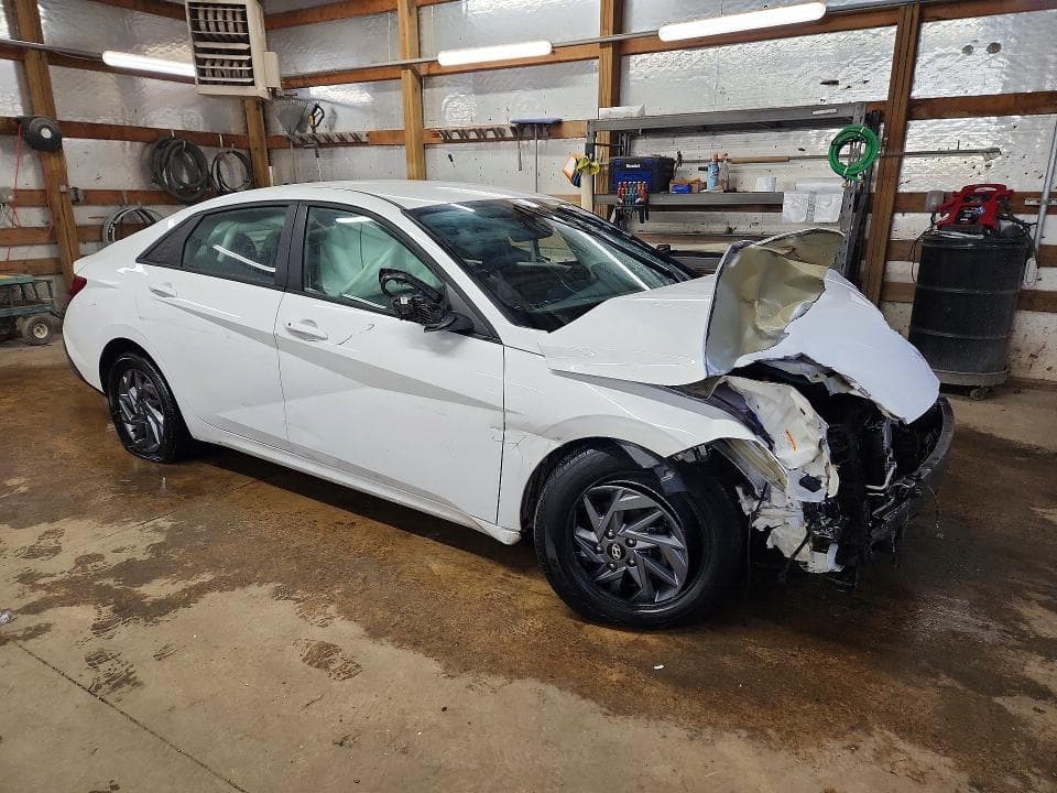 2024 HYUNDAI ELANTRA HYBRID BLUE 4