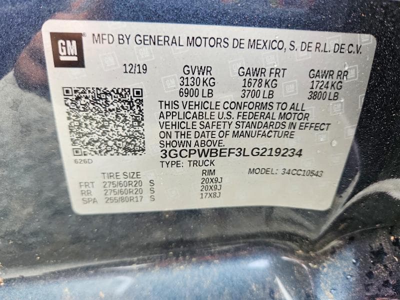 2020 CHEVROLET SILVERADO C1500 CUSTOM 13