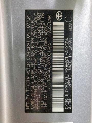 2024 TOYOTA PRIUS XLE XLE 12