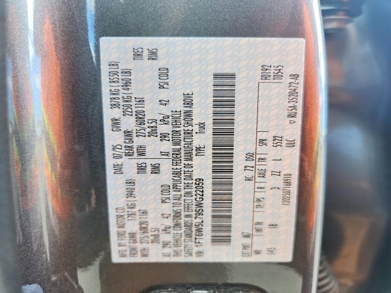 2025 FORD F150 LIGHTNING LARIAT 12