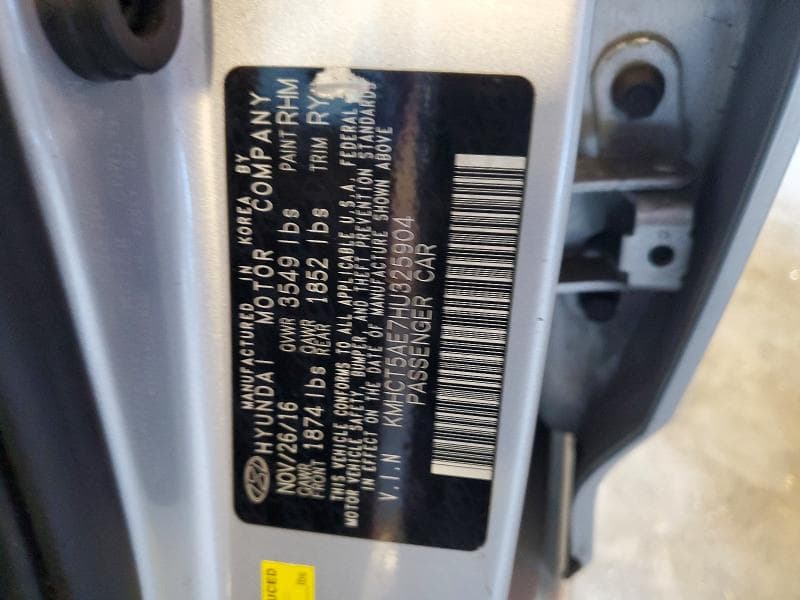 2017 HYUNDAI ACCENT SE 13