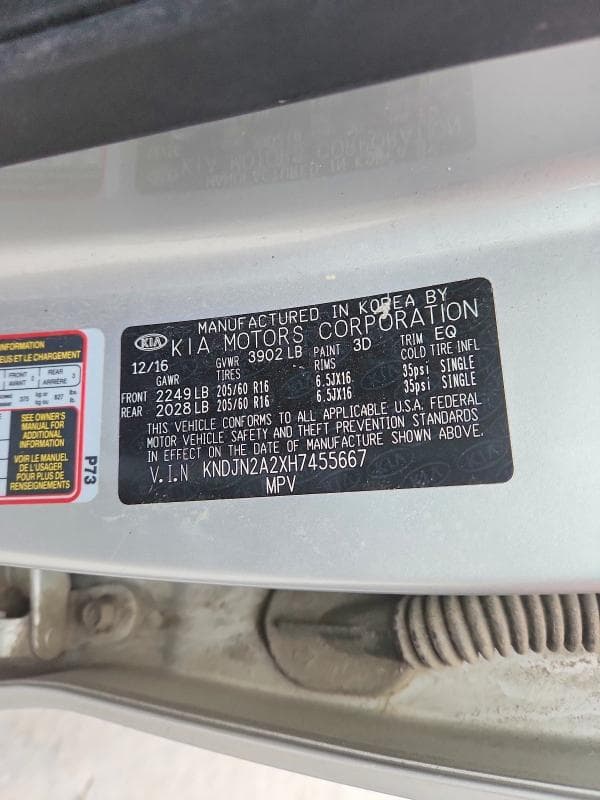 2017 KIA SOUL BASE BASE 13
