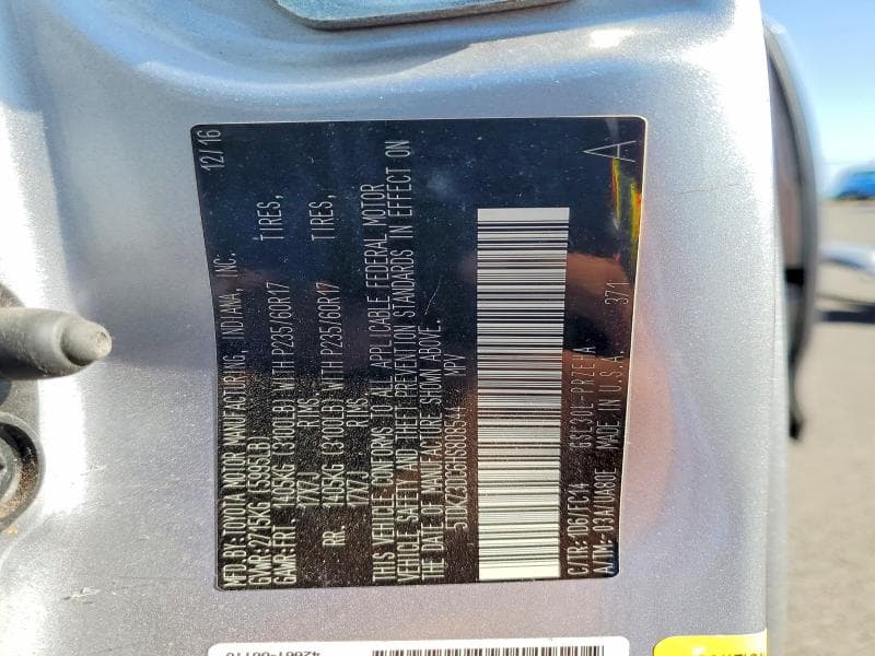 2017 TOYOTA SIENNA LE 8-PASSENGER LE 8-PASSENGER 14