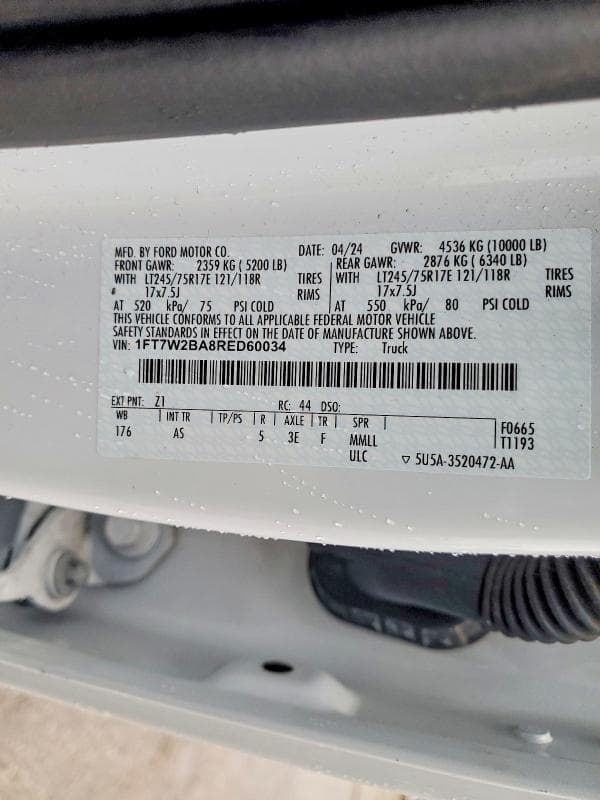 2024 FORD F250 SUPER DUTY UTILITY / SERVICE TRUCK 12