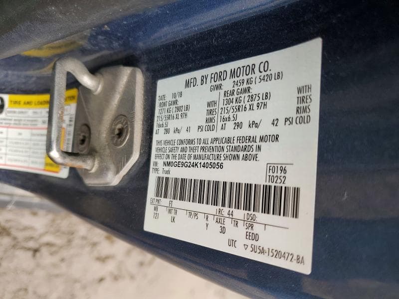 2019 FORD TRANSIT CONNECT TITANIUM 13