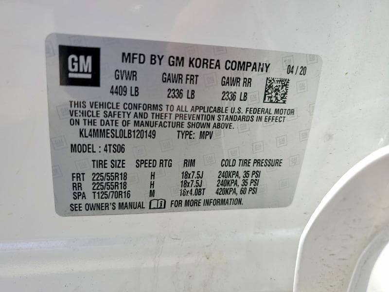 2020 BUICK ENCORE GX SELECT 13