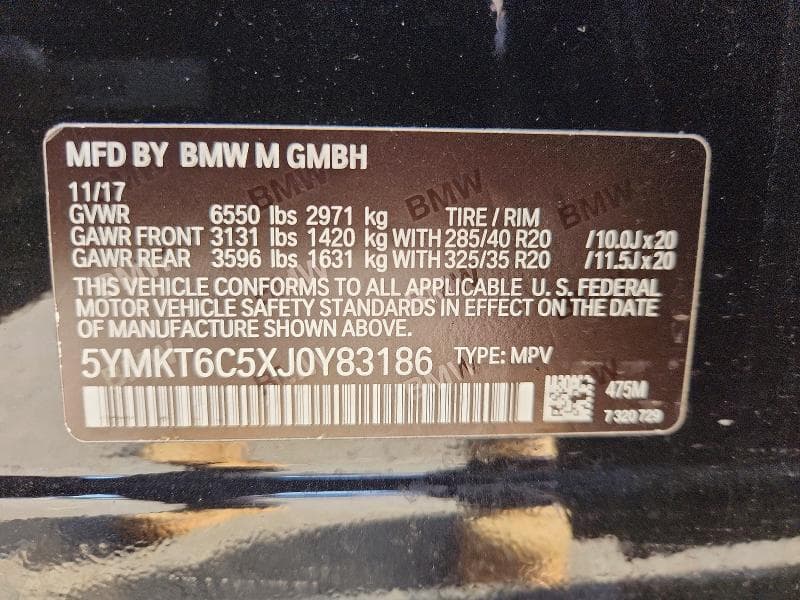 2018 BMW X5 M M 13