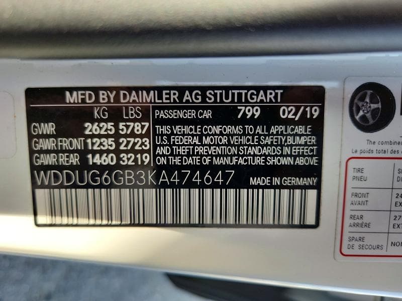 2019 MERCEDES-BENZ S 450 12
