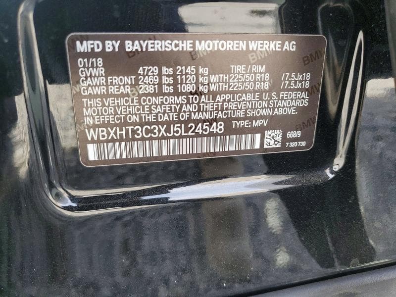 2018 BMW X1 XDRIVE28I 12